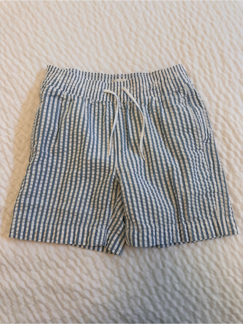 Crewcuts Seersucker Swim Trunks-Boys Size 5